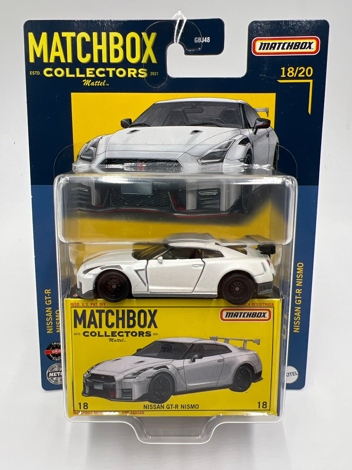 Matchbox Collectors #18 Nissan GT-R Nismo White