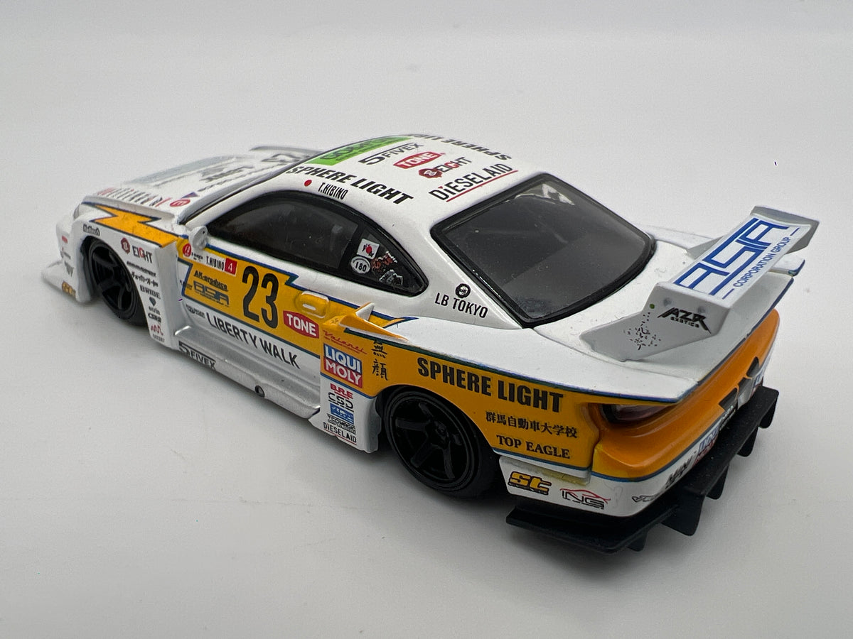 Mini GT #618 MiJo Exclusive LB-Super Silhouette Nissan S15 Silvia #23 2022 Goodwood Festival