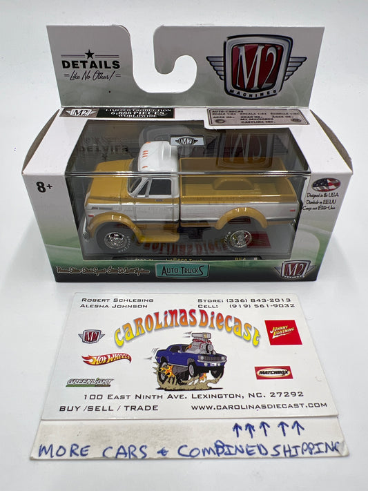 M2 Machines Auto Trucks 1970 Chevrolet C60 Truck Yellow/White R54
