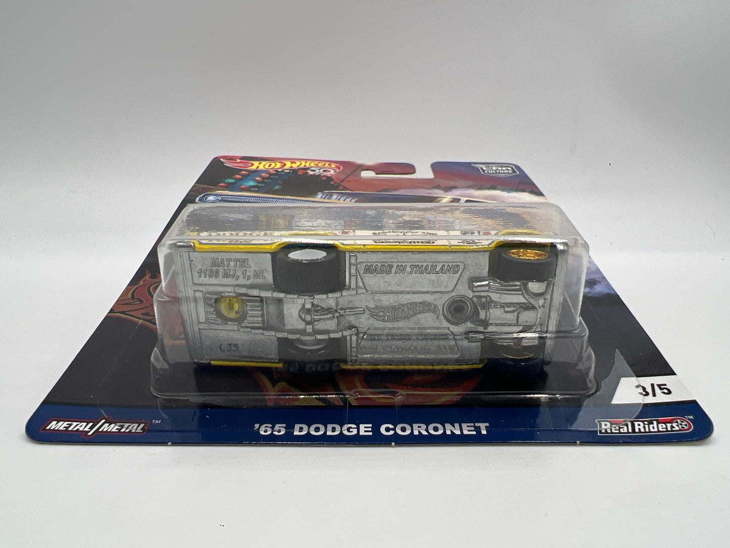 Hot Wheels Premium Drag Strip Demons #3 65 Dodge Coronet Yellow 245M