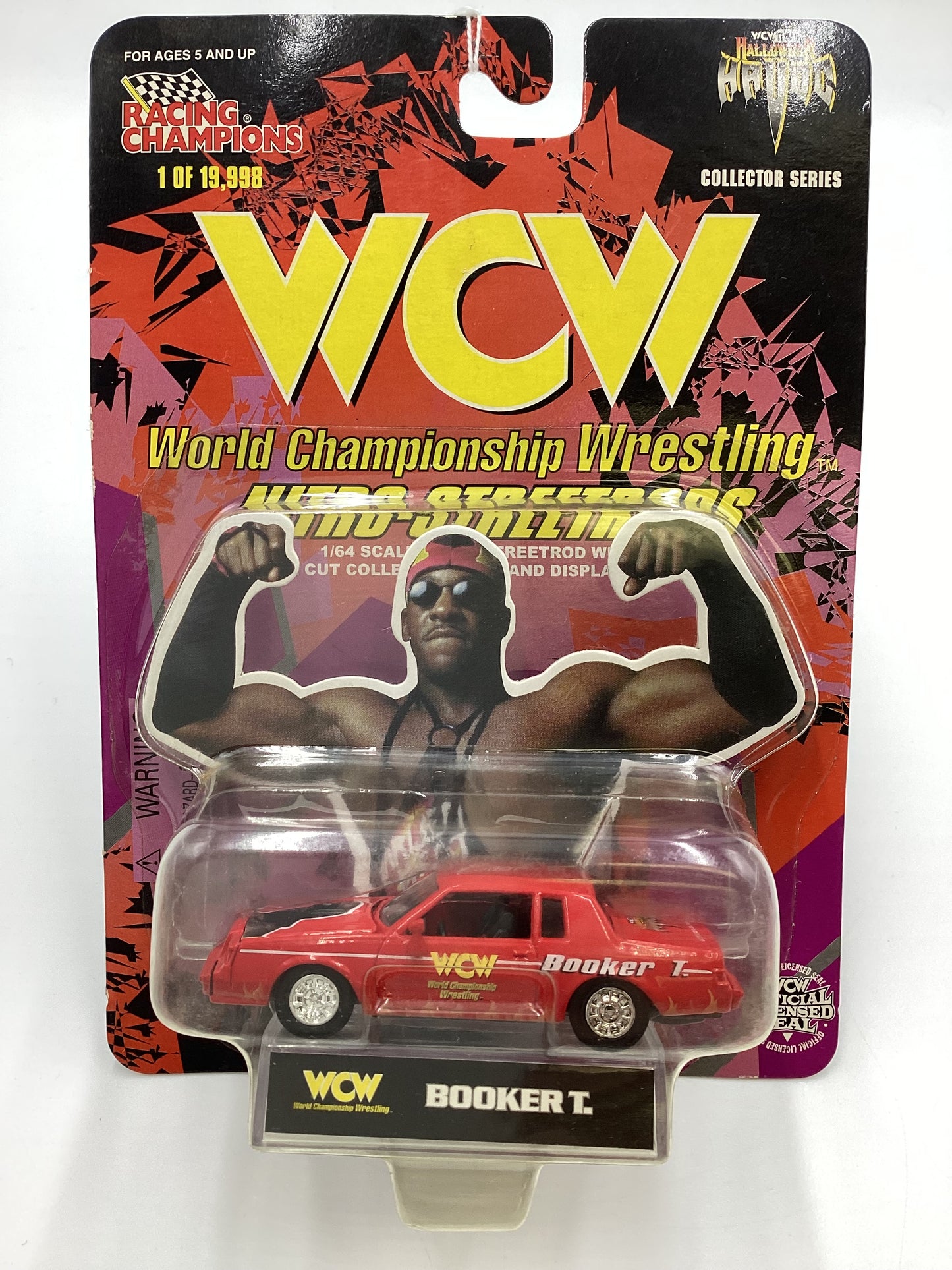 Racing Champions WCW Nitro Streetrods Booker T 1987 Buick Grand National Red SR