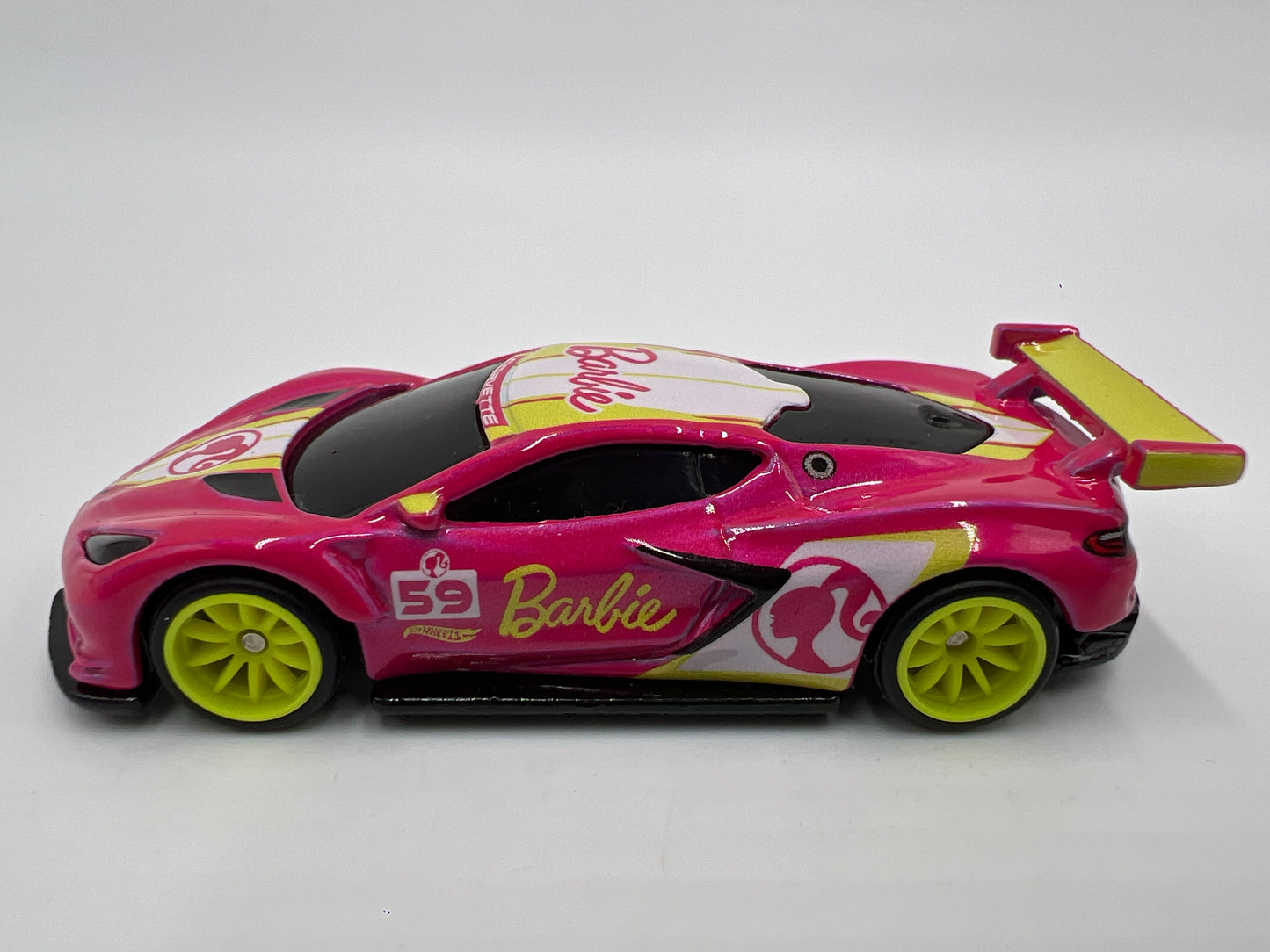 Hot Wheels 1/64 Premium Barbie Corvette C8.R Pink Loose