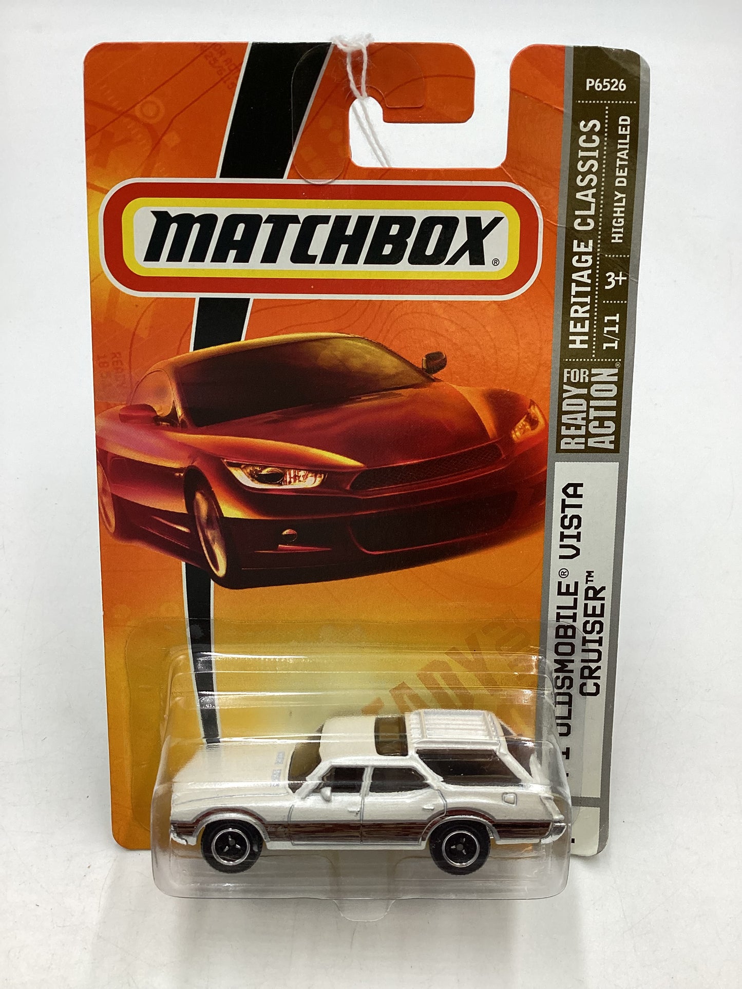 Matchbox #1 Heritage Classics 71 Oldsmobile Vista Cruiser White 210F