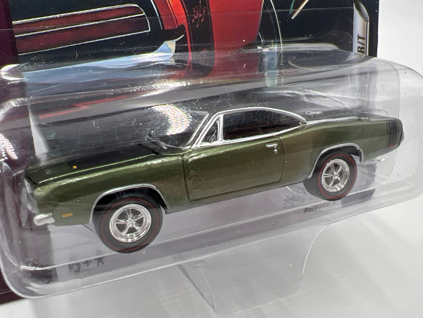Johnny Lightning Muscle Cars USA 2017 Series Release 1 Version D #2 1969 Dodge Charger R/T Green 228C