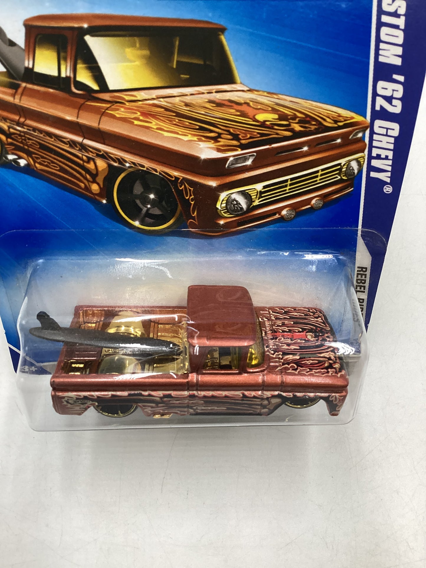 2009 Hot Wheels #139 Custom 62 Chevy Copper