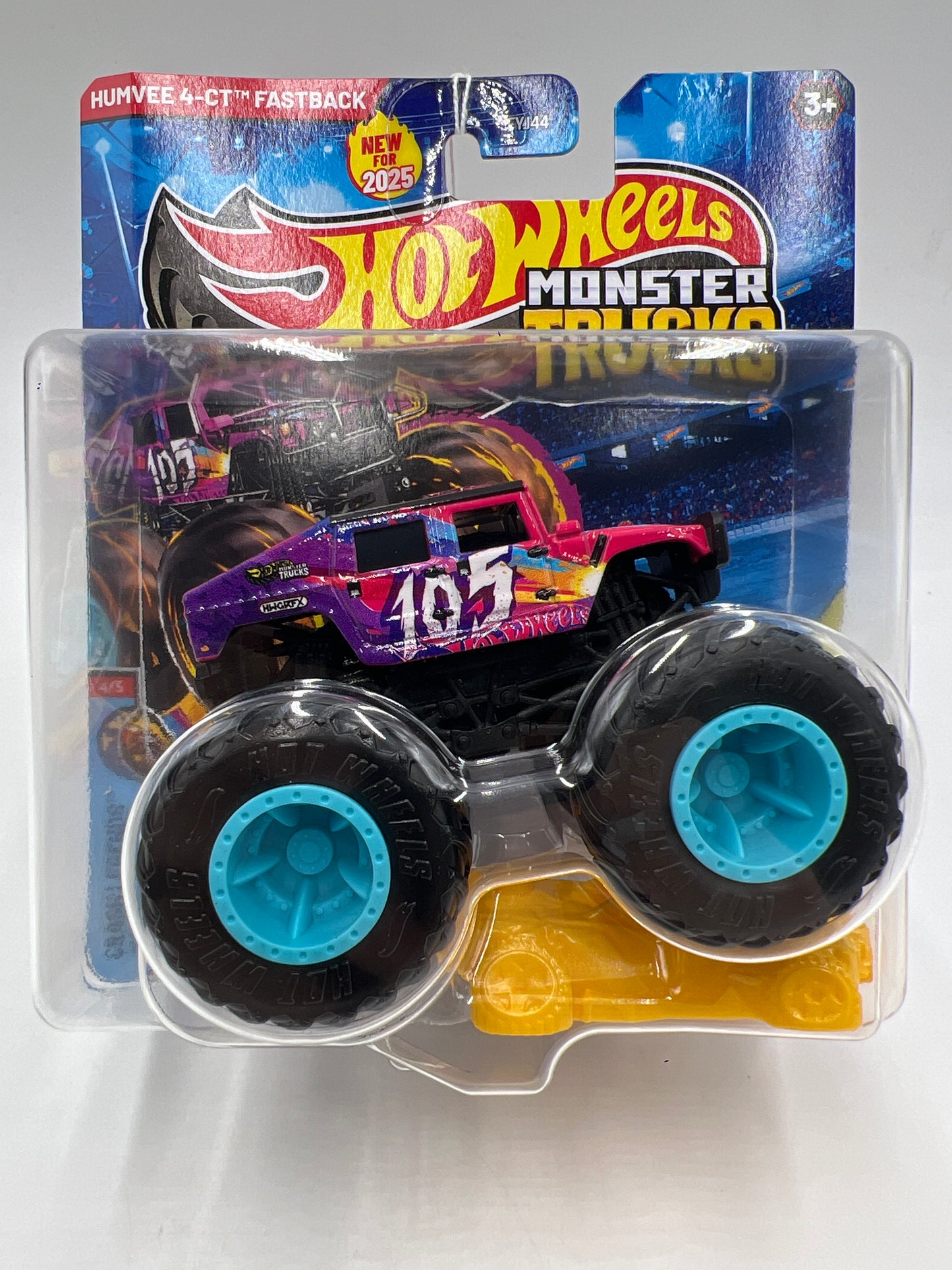 2025 Hot Wheels Monster Trucks Crash Legends #4 Humvee 4-CT Fastback 134C