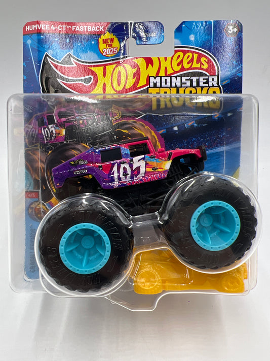2025 Hot Wheels Monster Trucks Crash Legends #4 Humvee 4-CT Fastback 134C