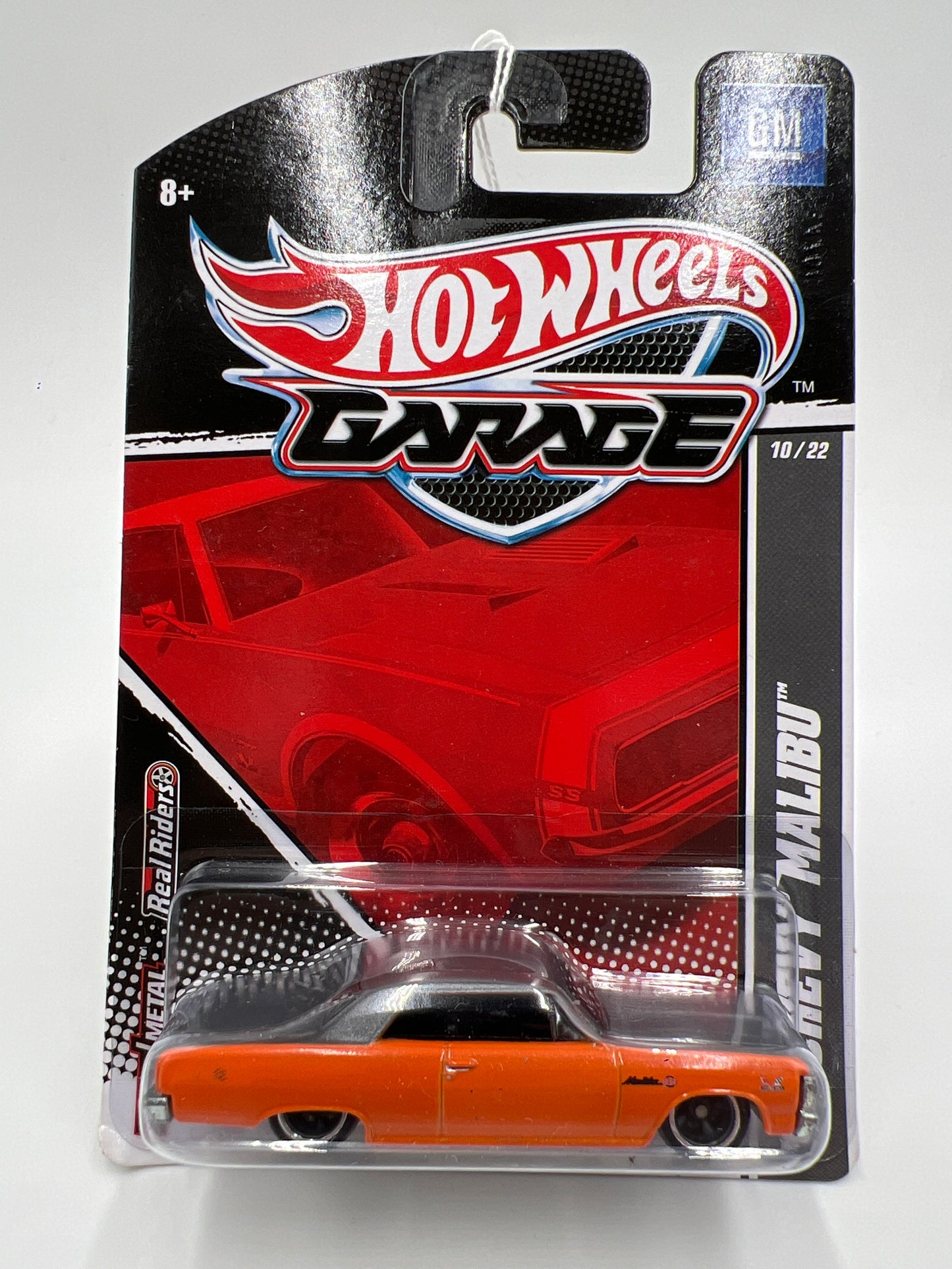 Hot Wheels Premium Garage Series #10 65 Chevy Malibu Orange/Gray