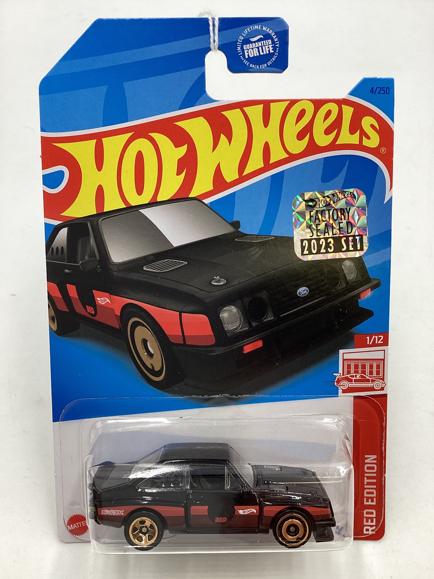 2023 Hot wheels Red edition Factory sealed Ford Escort RS2000 #4 150E