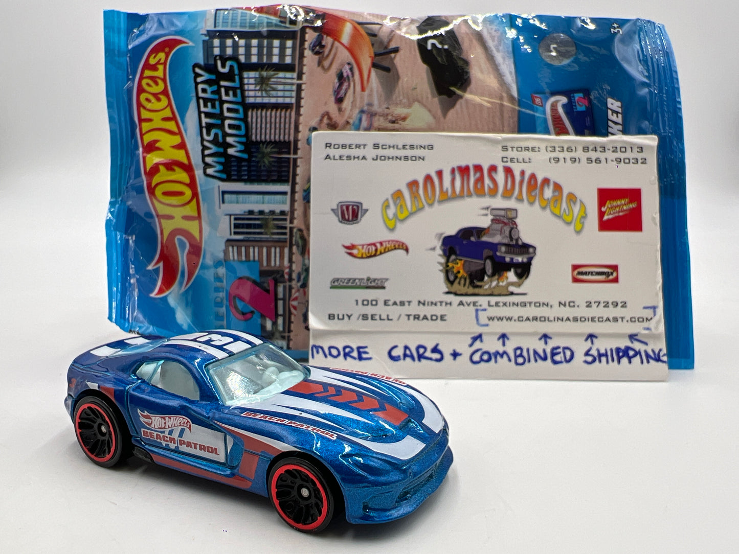 2020 Hot Wheels Mystery Models Series 2 #3 Chase 2013 Dodge Viper SRT Blue