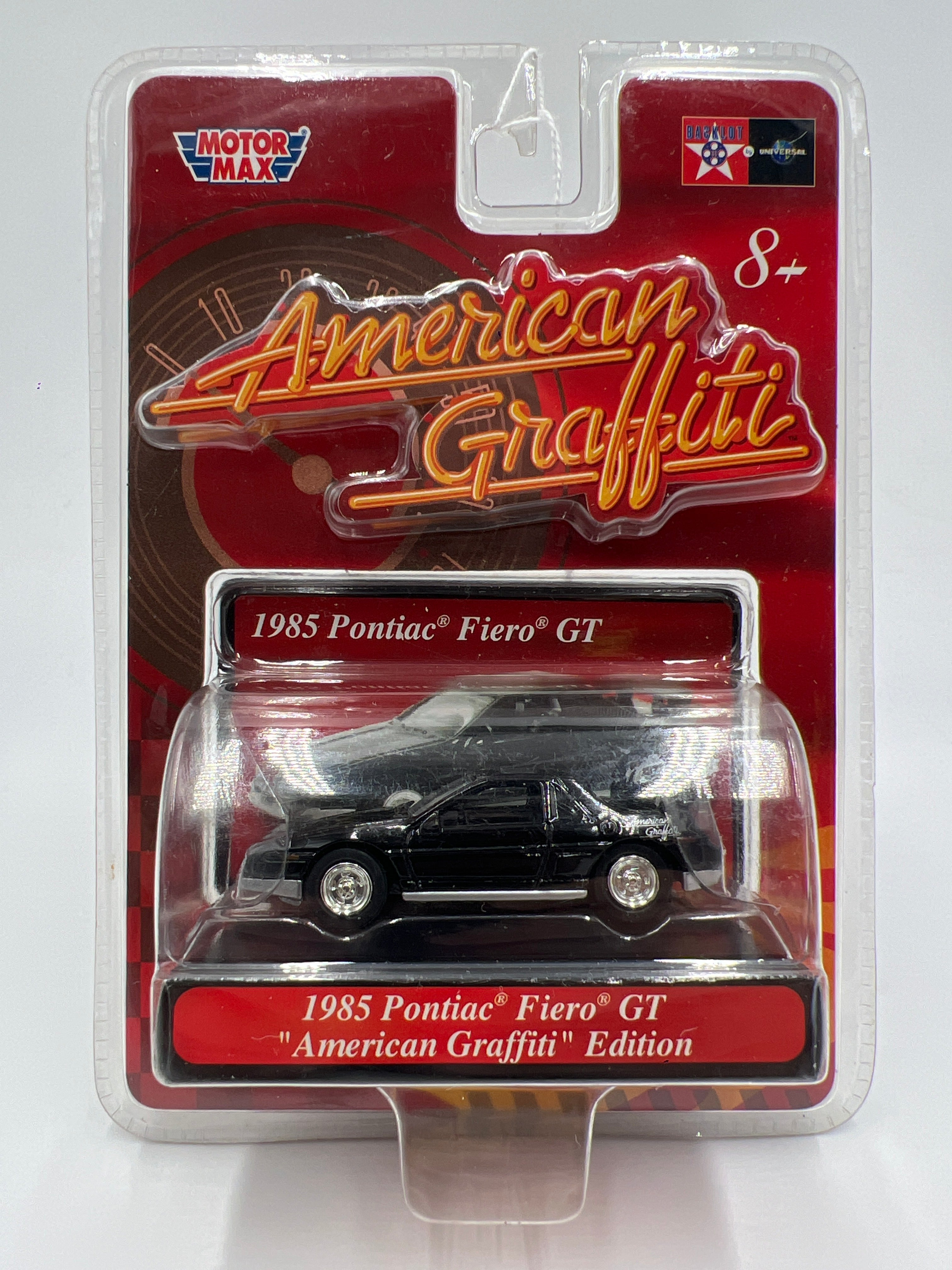 Motor Max American Graffiti Edition 1985 Pontiac Fiero GT Black SR