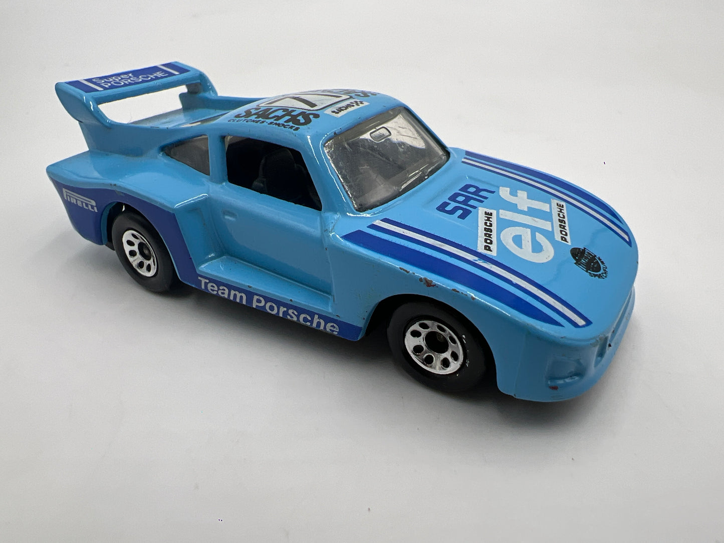 Matchbox 1983 Superfast 1:57 Racing Porsche 935 Blue Loose