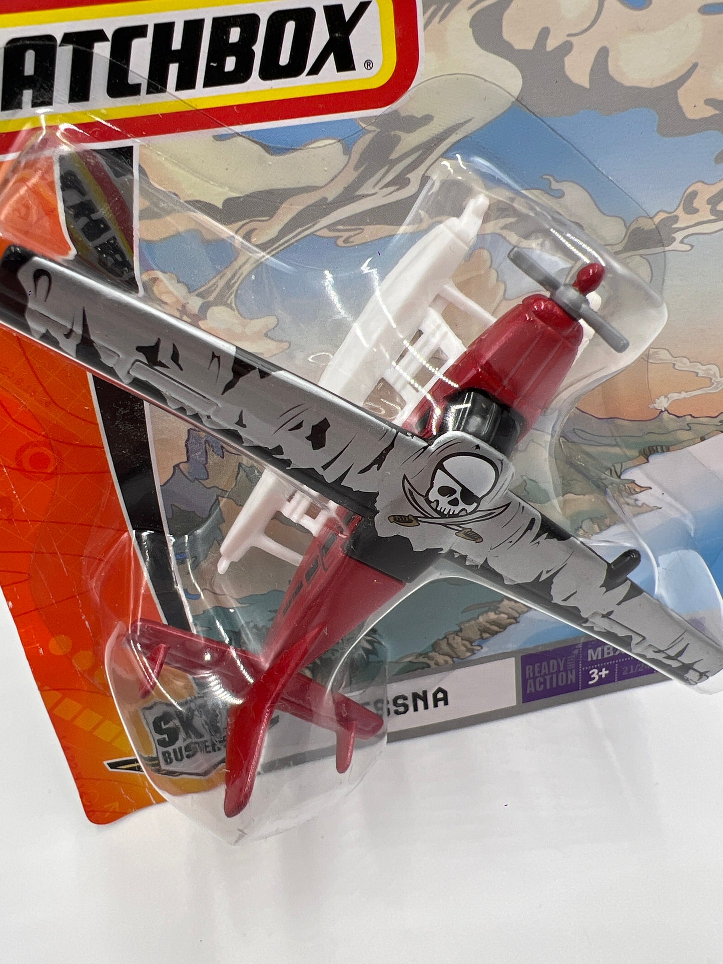 Matchbox Sky Busters MBX Metal #21 J4703 Cessna Caravan Red