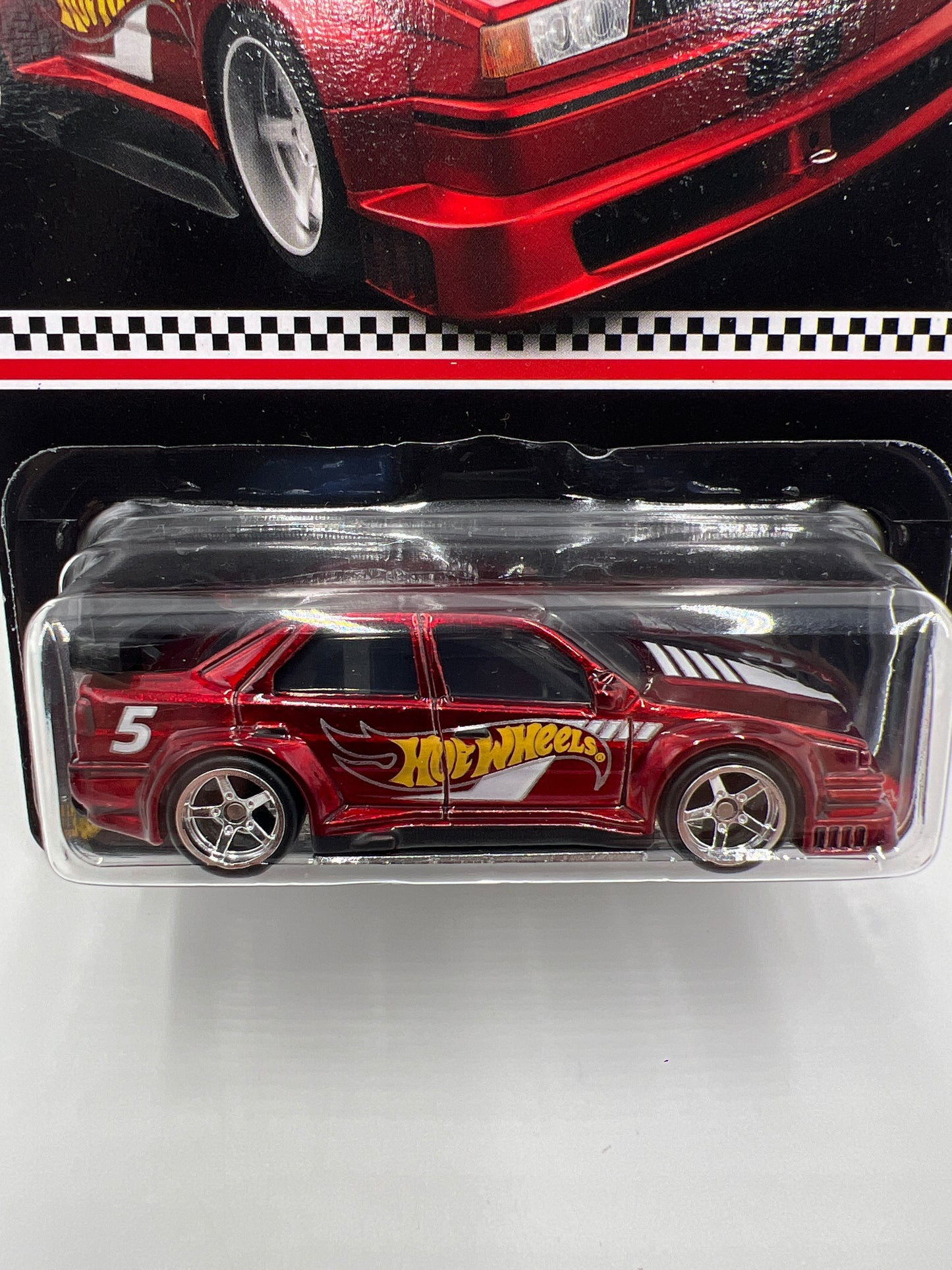 2024 Hot Wheels RLC Collector Edition Mail In #5 Alfa Romeo 155 V6 Ti Red W/Protector