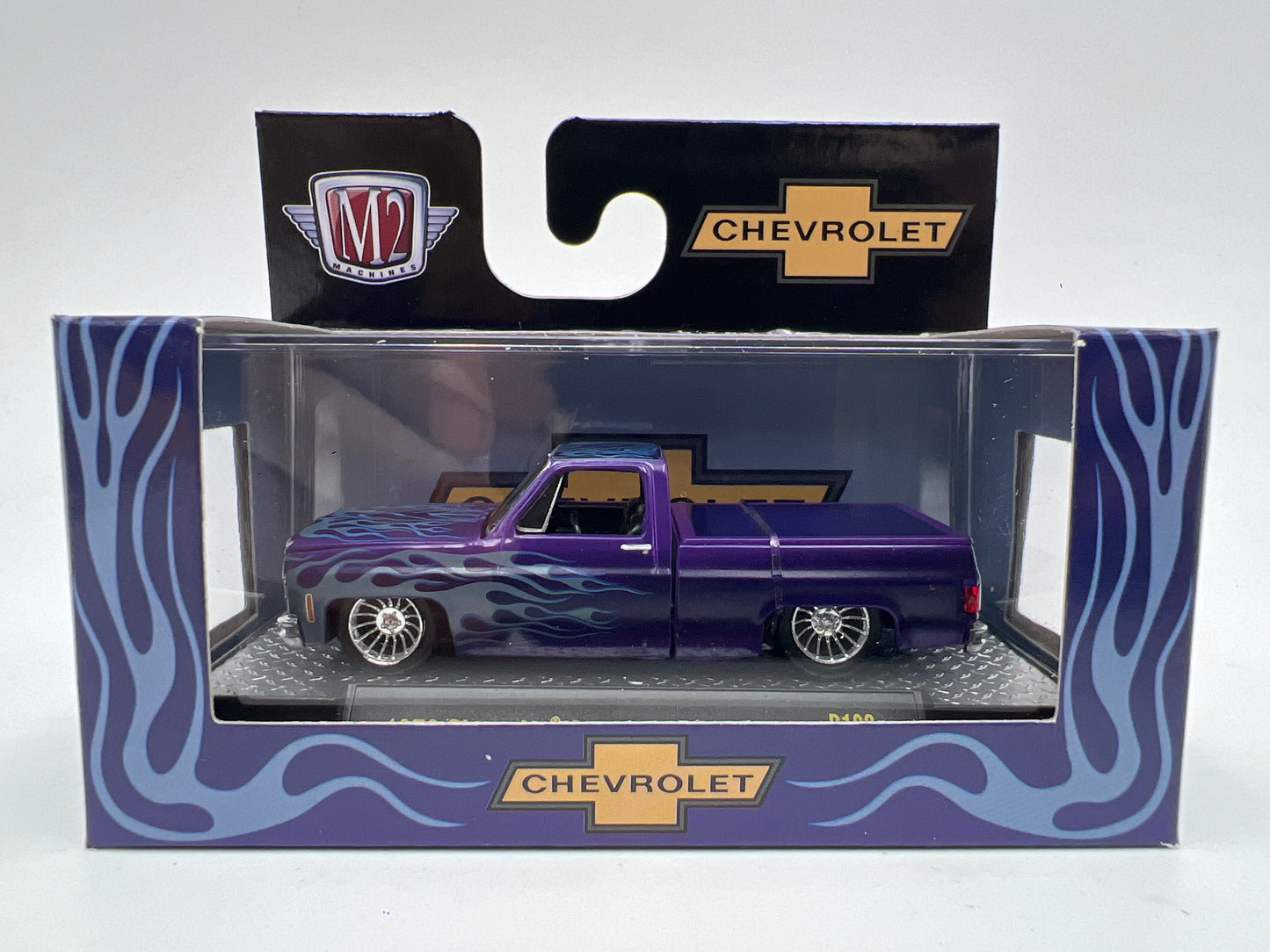 M2 Machines R108 1973 Chevrolet Cheyenne Super 10 Purple