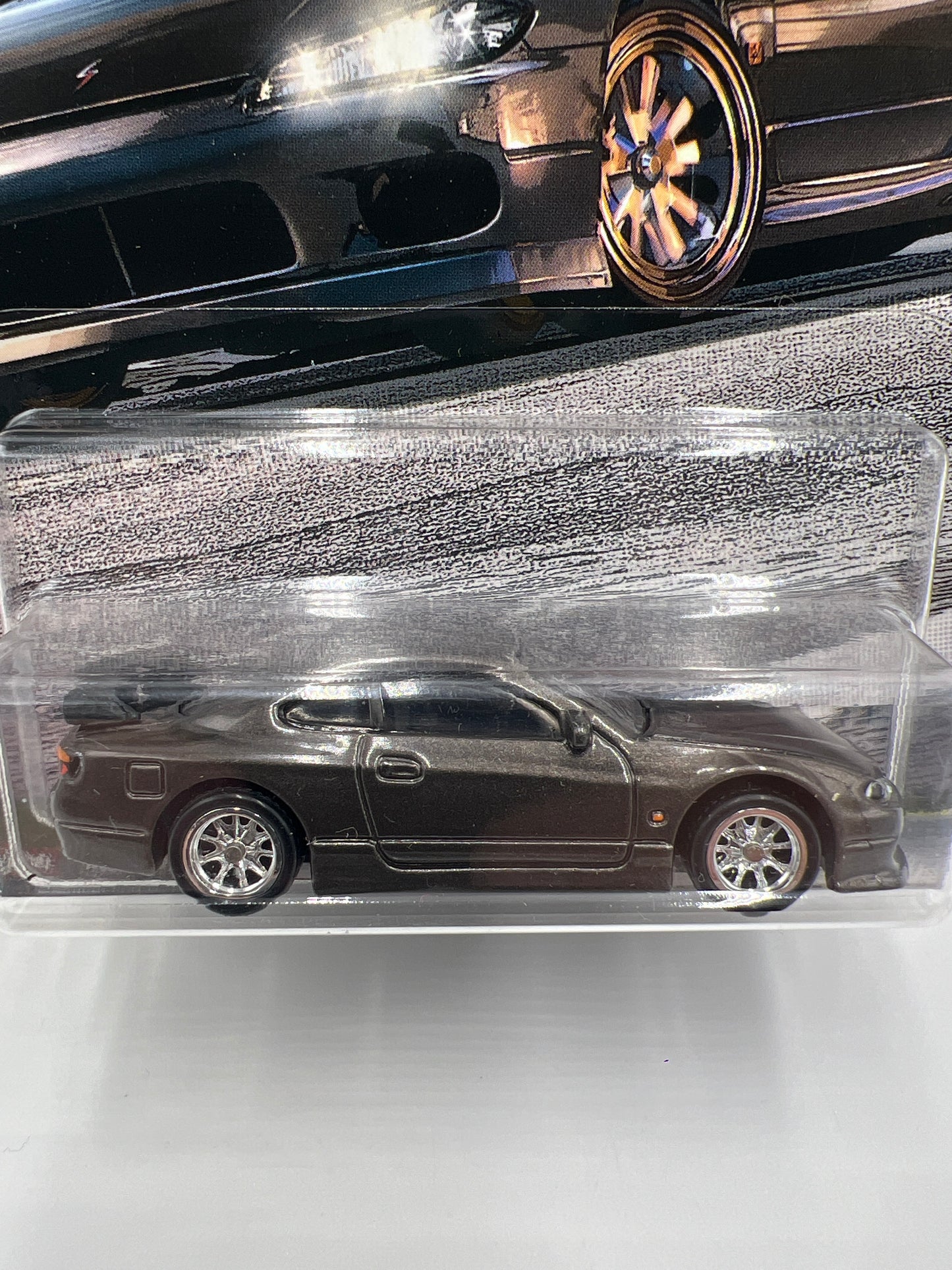 Hot Wheels Premium Fast & Furious Fast Tuners #2 Nissan Silvia S15 Gray W/Protector 2