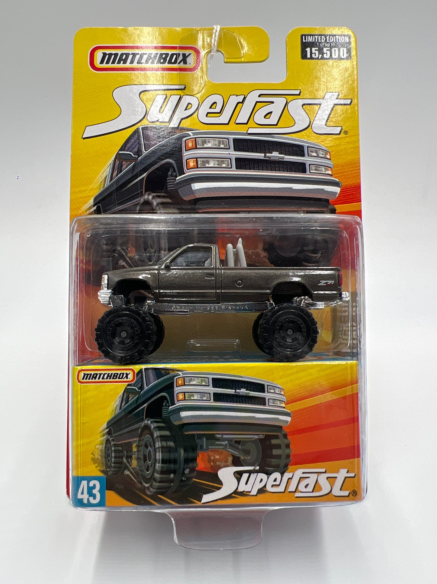 Matchbox Superfast #43 Chevy K-1500 Pick-Up Gray