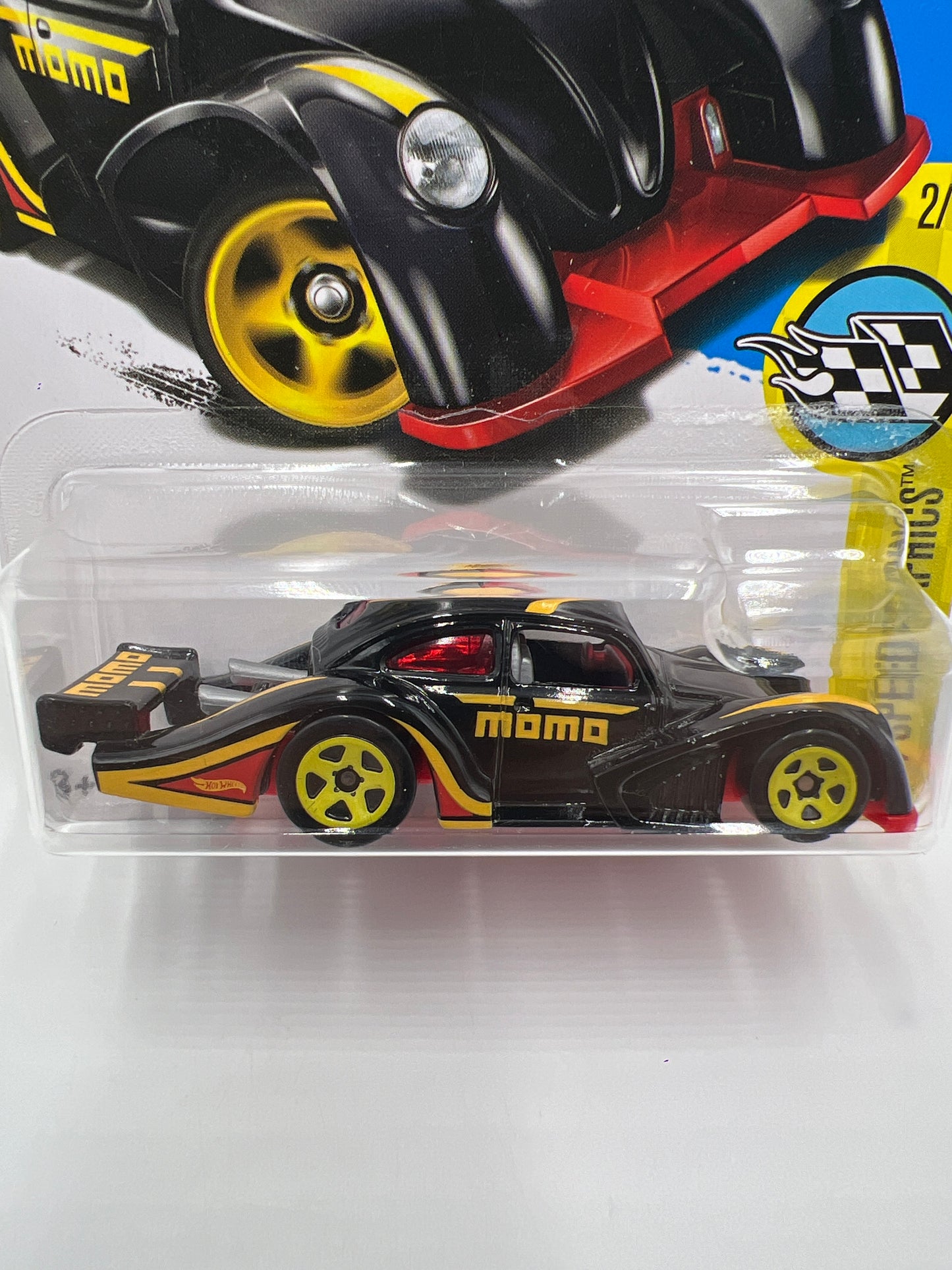 2017 Hot Wheels Speed Graphics #156 Volkswagen Kafer Racer Momo Black 97F