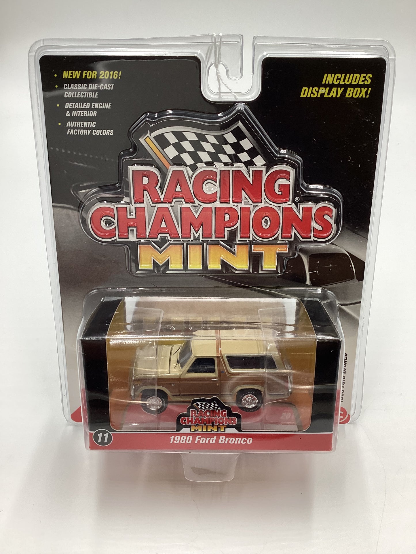2016 Racing Champions Mint #11 1980 Ford Bronco Tan/Brown SR