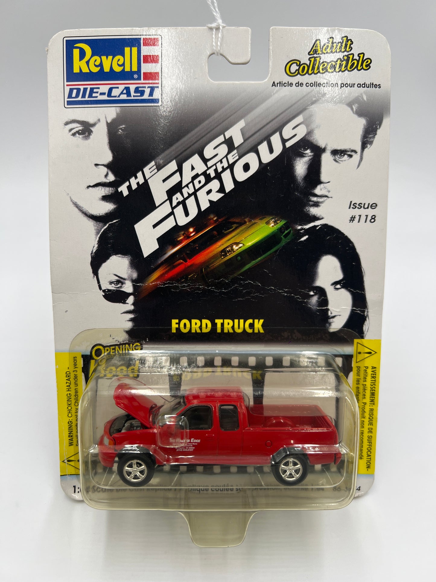 Revell The Fast And The Furious #118 Ford Truck The Racers Edge Red #3 Bad Card