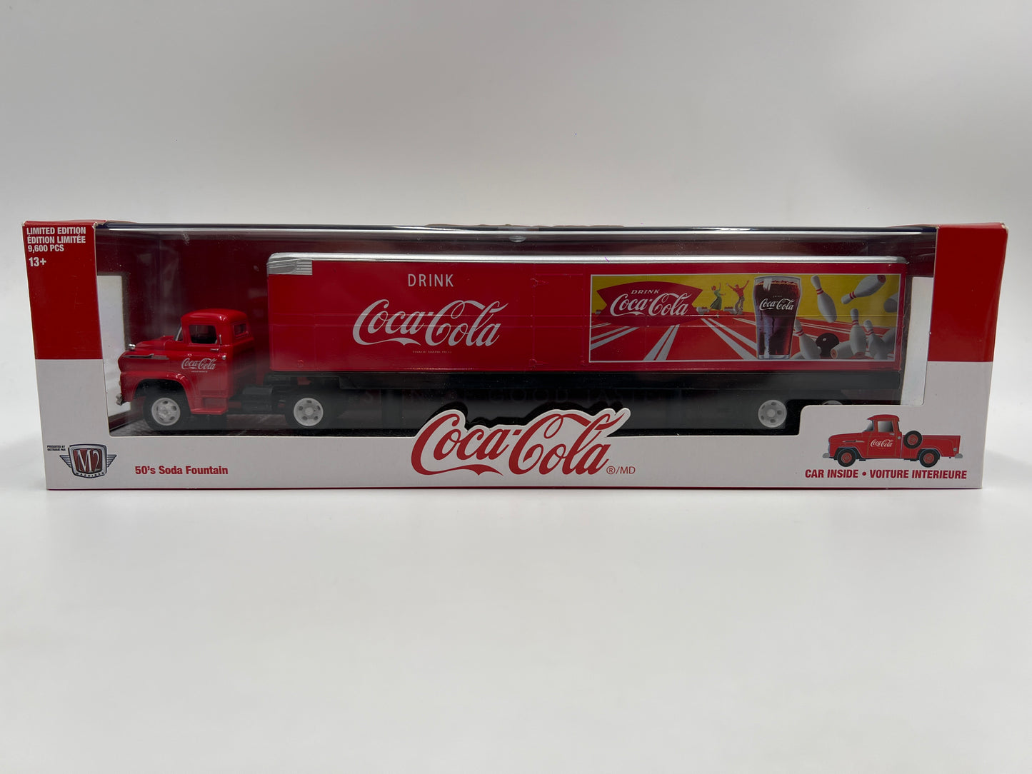 M2 Machines Auto Haulers Coca Cola 1958 Chevrolet Spartan LCF & 1958 Chevrolet Apache Stepside 50S01