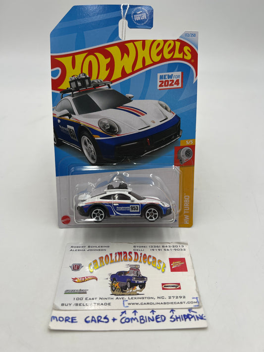 2024 Hot Wheels N Case #172 Porsche 911 Rallye White