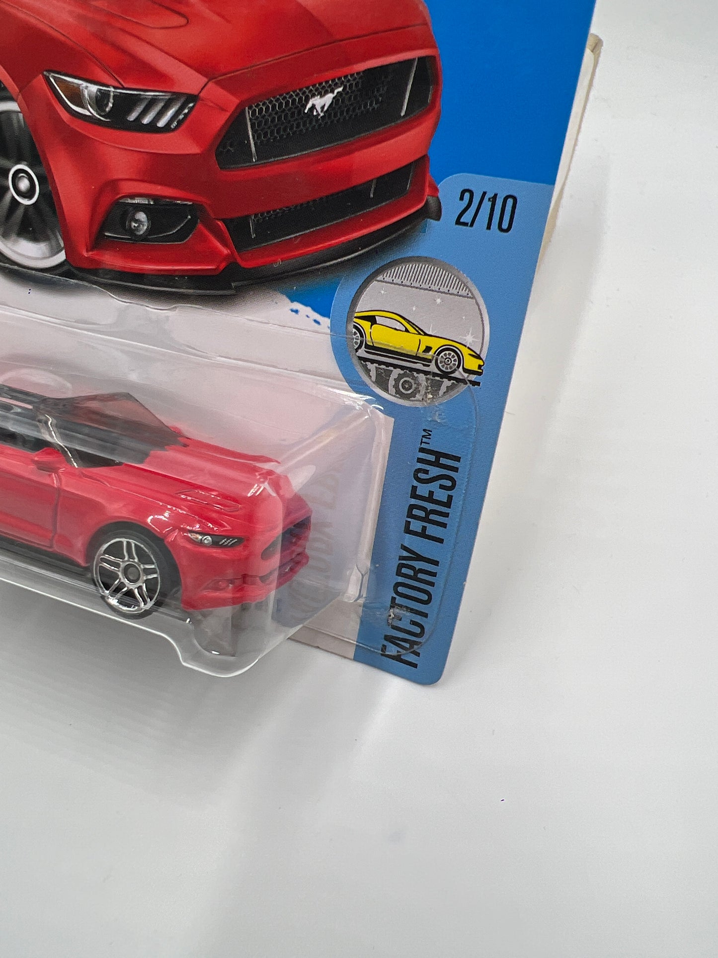 2017 Hot Wheels Factory Fresh #7 2015 Ford Mustang GT Convertible Red