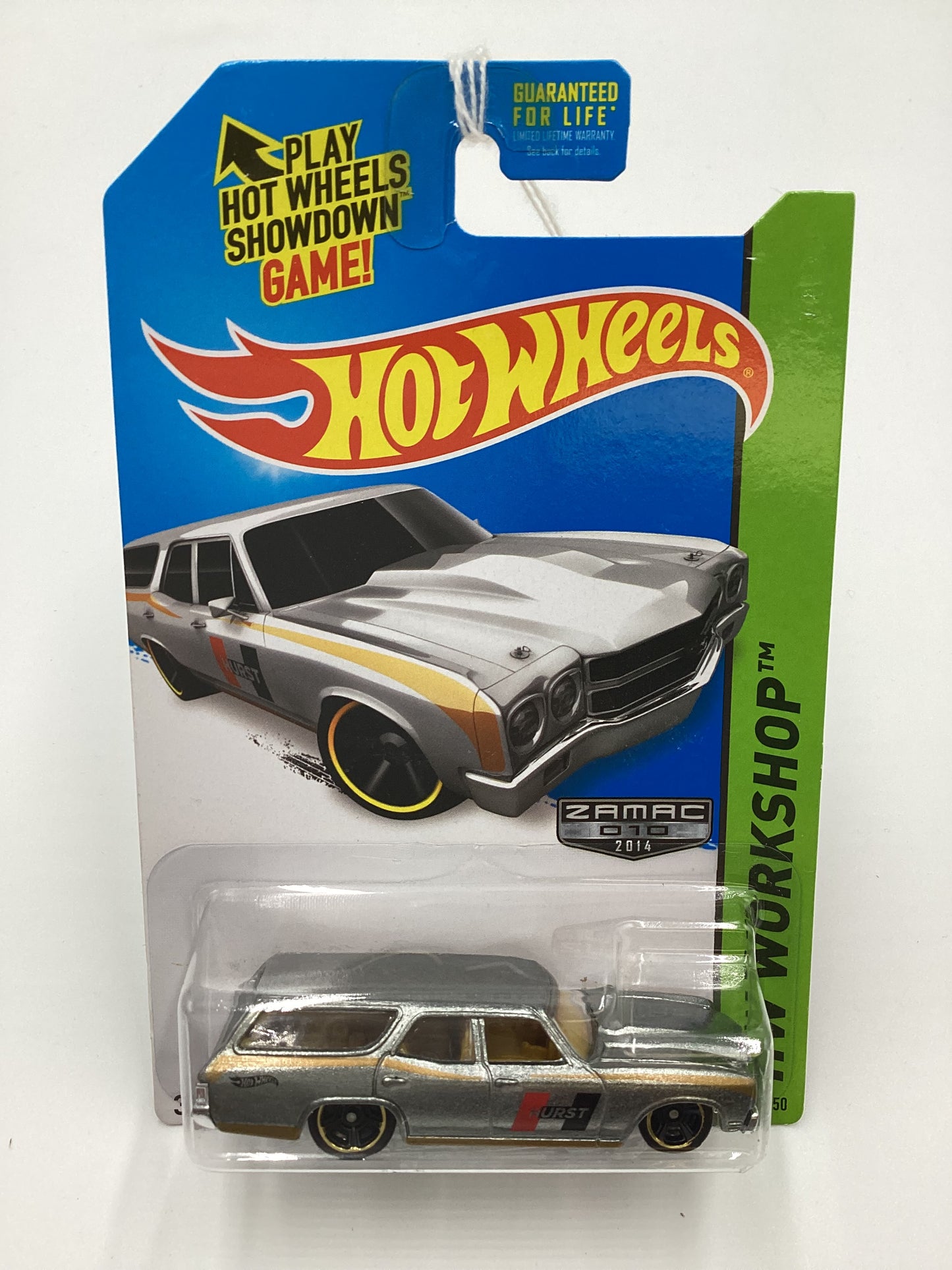 2014 Hot Wheels #245 Zamac 010 70 Chevelle SS Wagon Hurst 147C