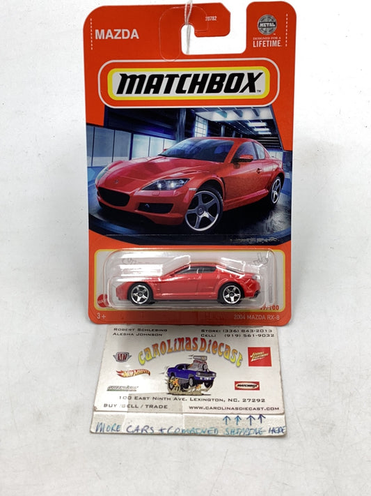 2024 matchbox #49 Mazda RX-8 85G