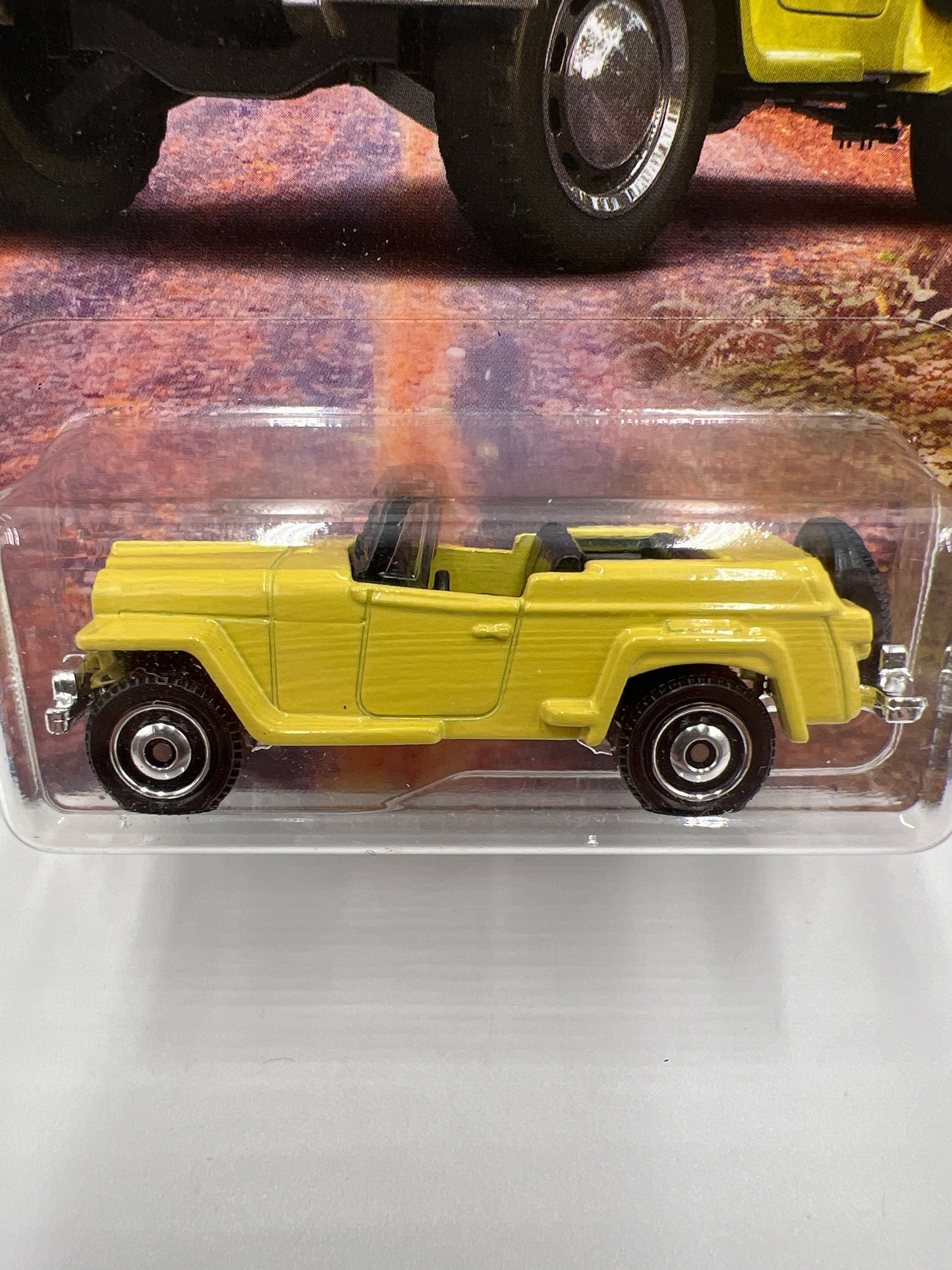 Matchbox Jeep Series 48 Willys Jeepster Yellow 157D