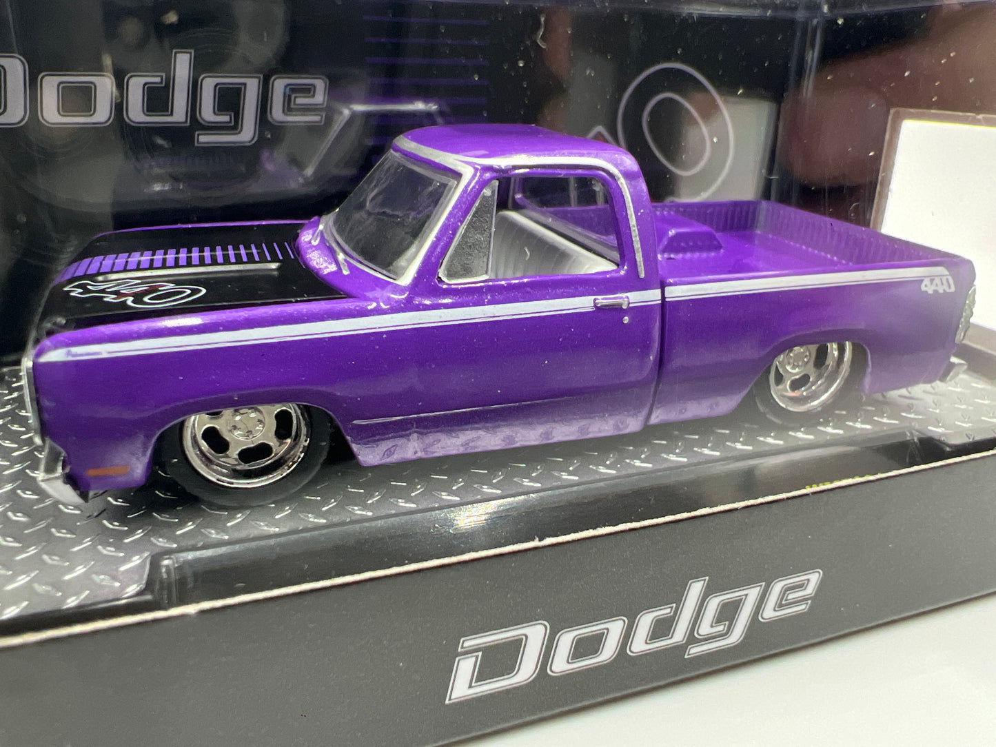 M2 Machines Walmart Exclusive 1972 Dodge Adventurer 100 Custom Purple WMTS21