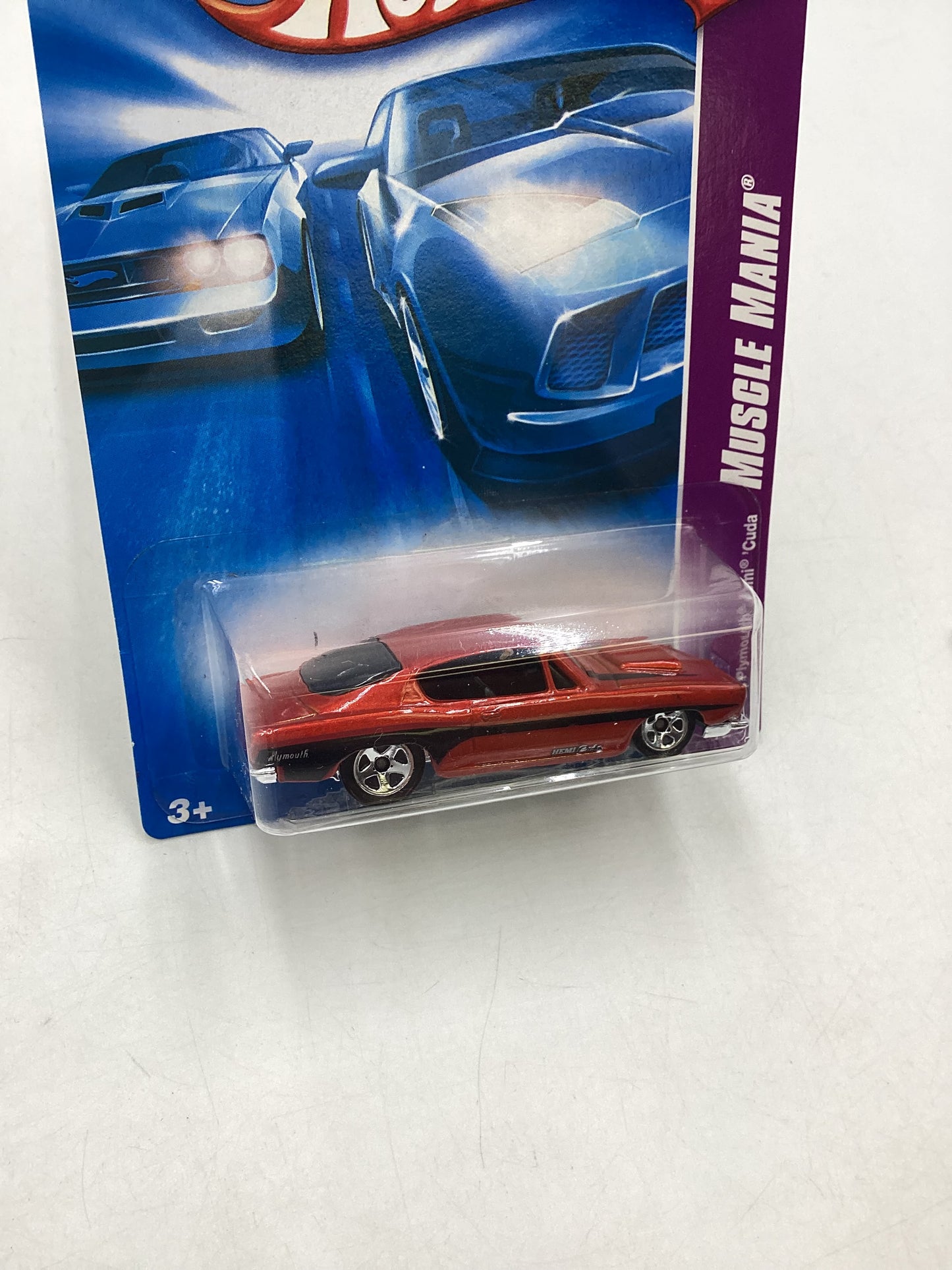 2009 Hot Wheels #134 68 Plymouth Hemi Cuda Red 50C