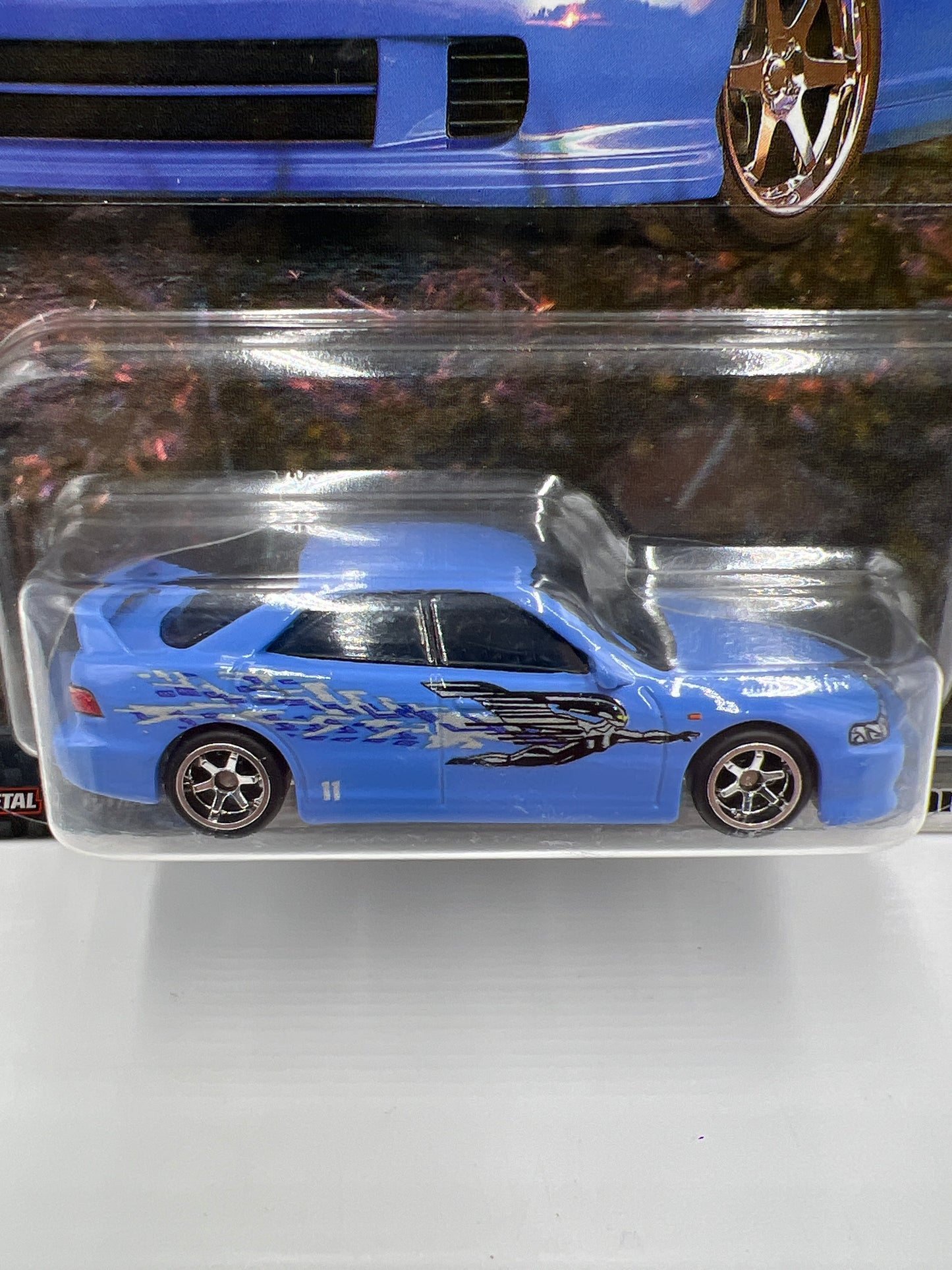 Hot Wheels Premium Fast & Furious #1 Custom Acura Integra Sedan GSR Blue 248F