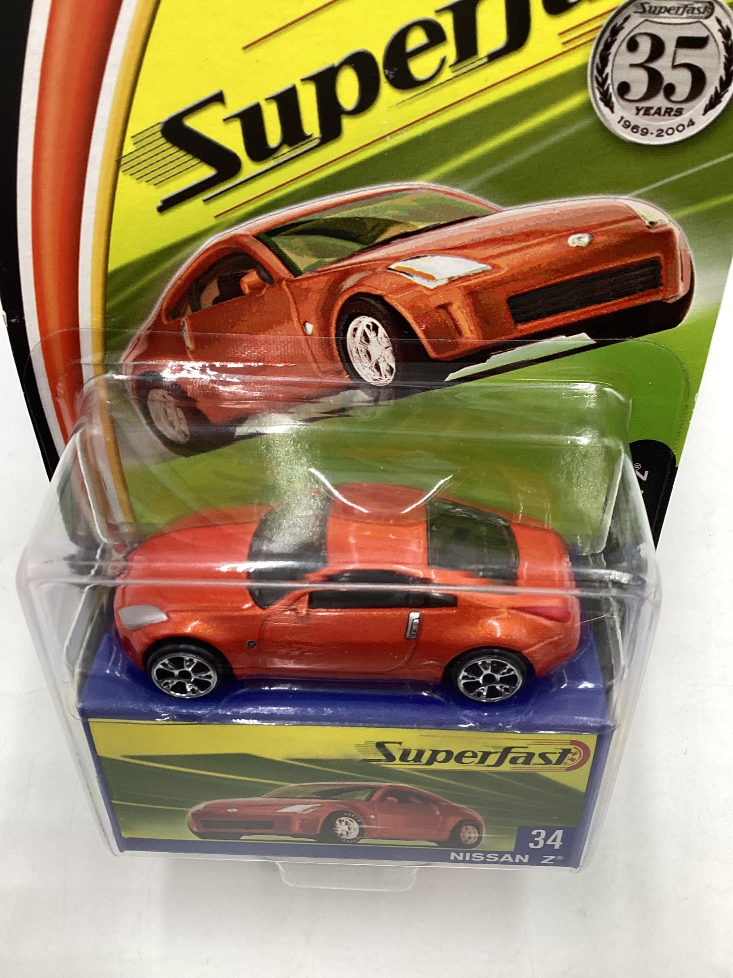 Matchbox 2004 Superfast #34 Nissan Z orange 169D