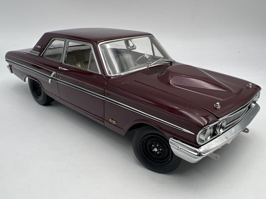 Precision 100 Collection 1:18 Scale Loose 1964 Ford Fairlane Thunderbolt 427 Dark Red