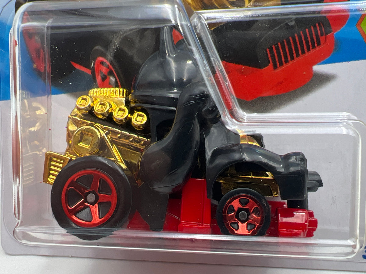 2026 Hot Wheels P Case #92 ERROR Unspun On Card Feline Lucky Black W/Protector