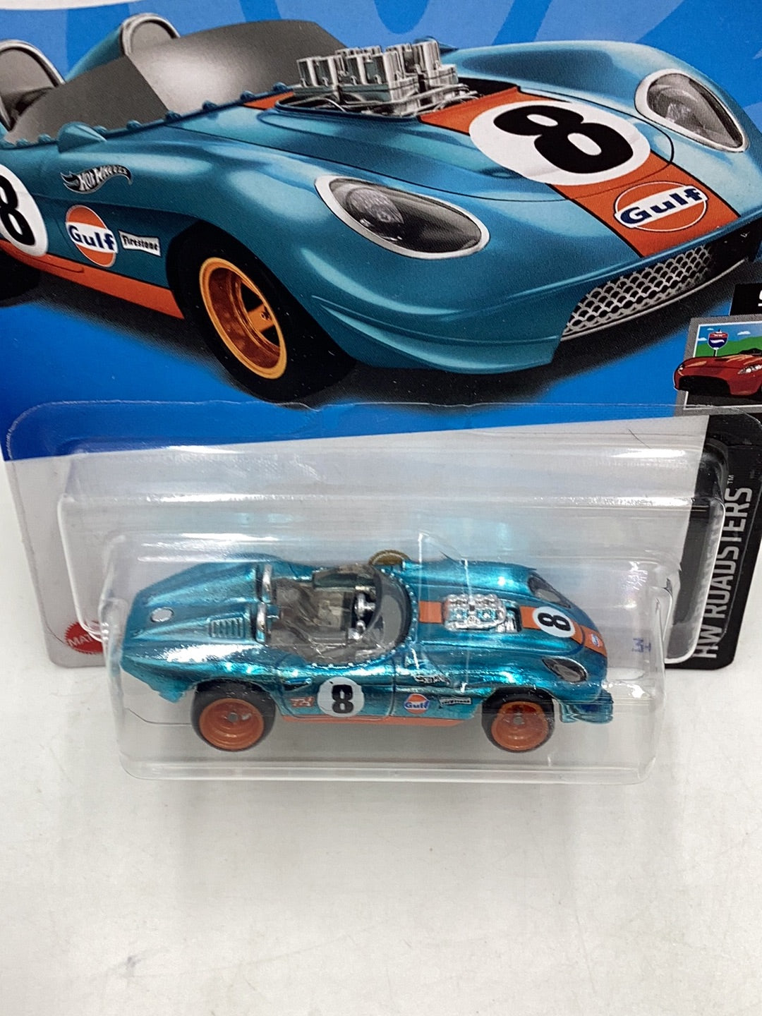 2023 Hot wheels Super Treasure hunt Glory Chaser Gulf #155 with Protector