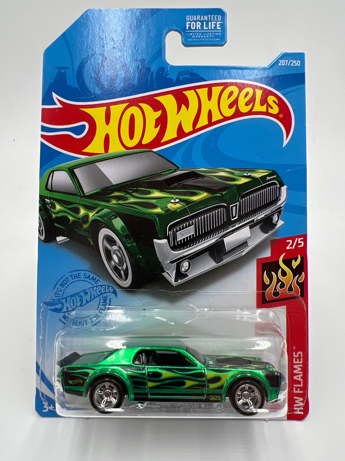 2021 Hot Wheels Super Treasure Hunt #207 68 Mercury Cougar Green W/Protector