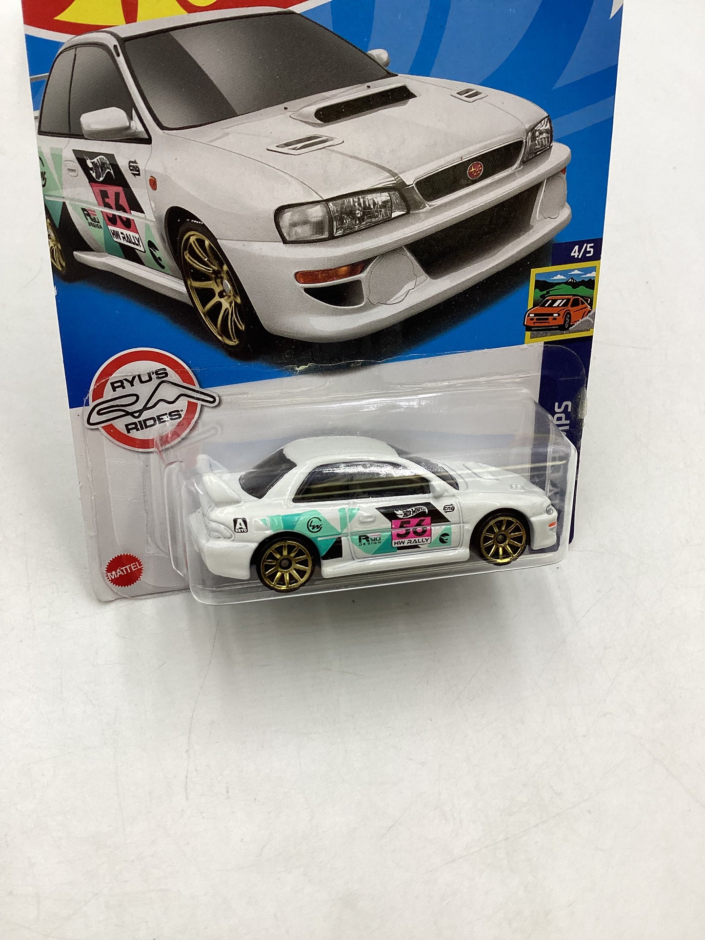 2022 Hot Wheels Treasure hunt #223 98 Subaru Impreza 22B-STI version