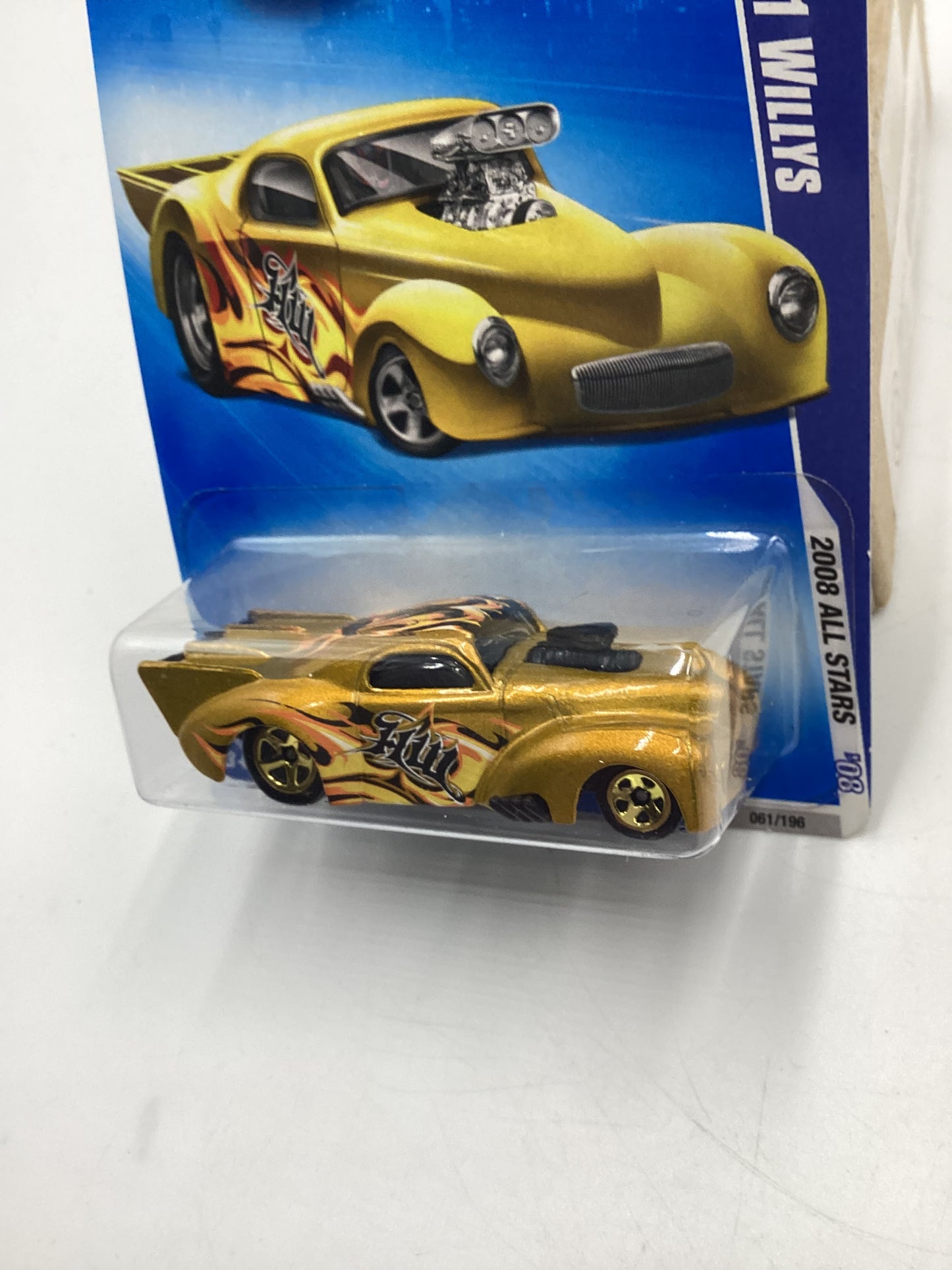 2008 Hot Wheels All Stars #61 41 Willy’s Gold