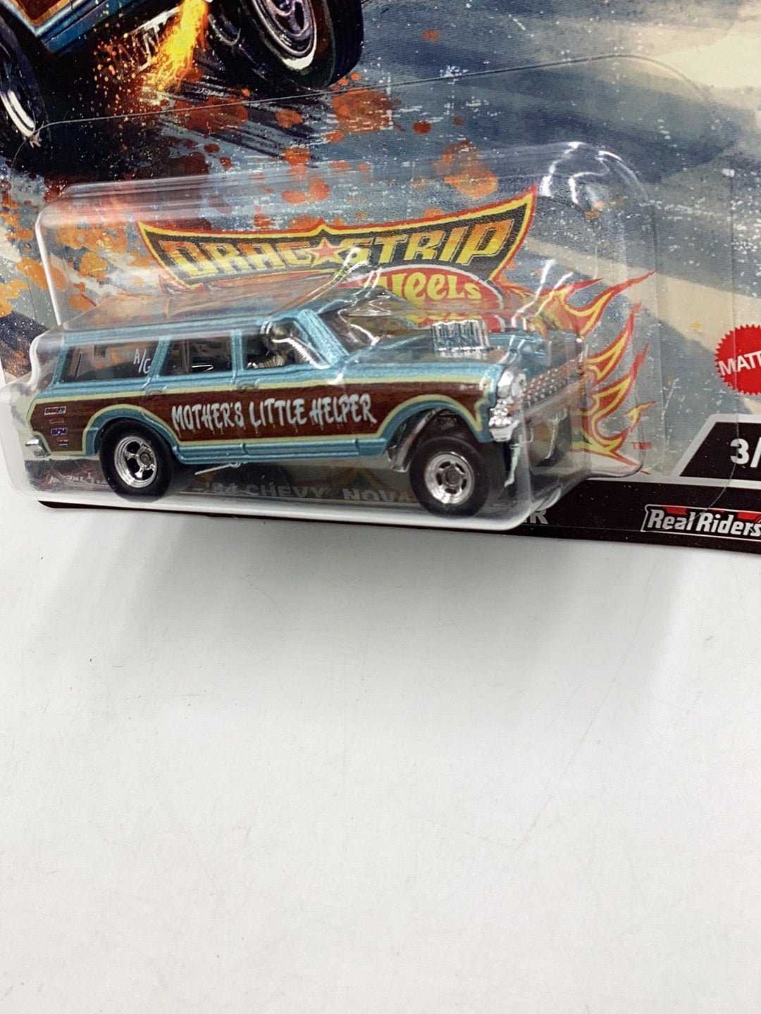 Hot wheels car culture drag strip demons 64 Chevy Nova Gasser 265B