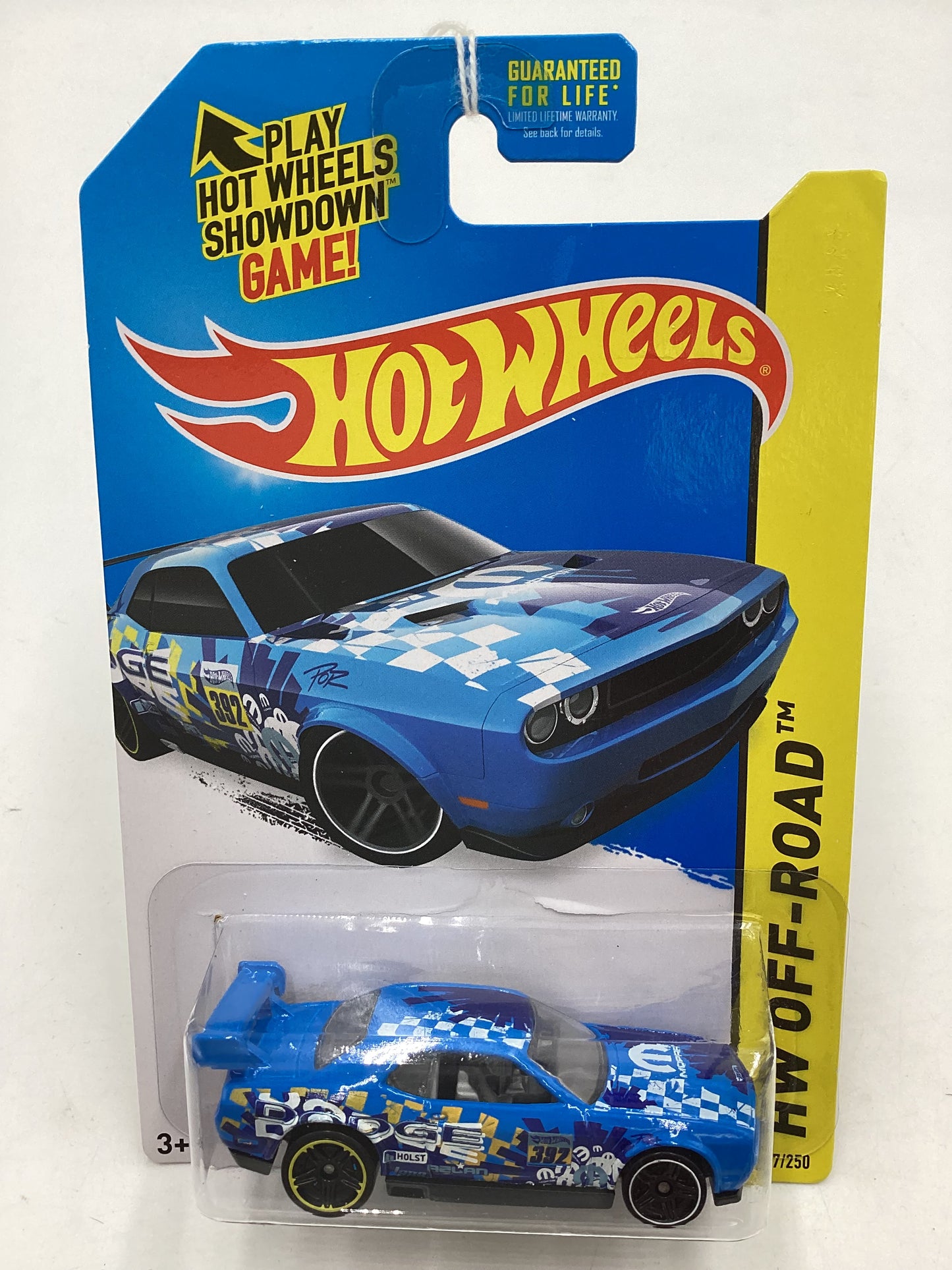 2015 Hot Wheels Kmart Exclusive #107 Dodge Challenger Drift Car Blue 234H