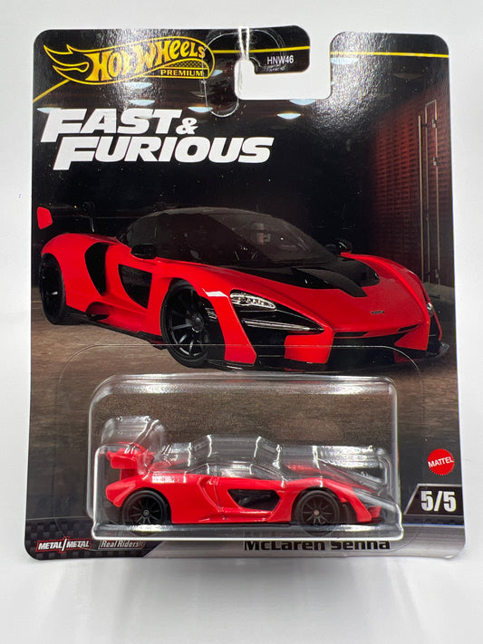 2024 Hot Wheels Gold Label Fast & Furious #5 McLaren Senna Red 246C