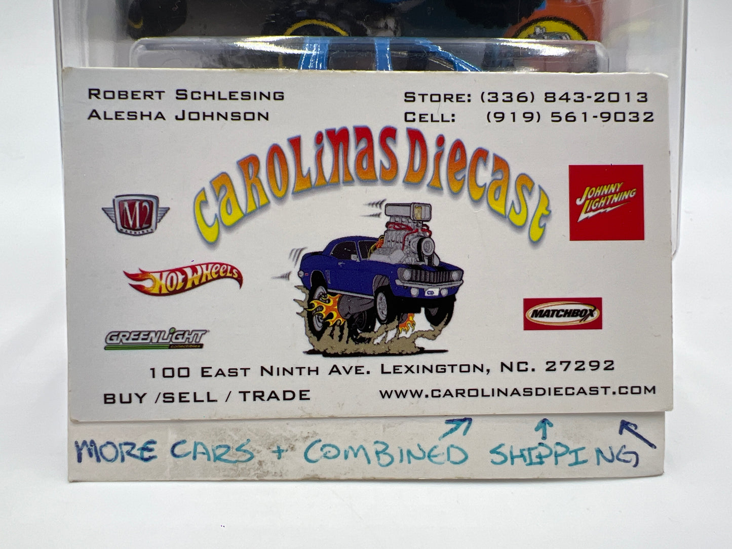 2016 Hot Wheels Walgreens Exclusive #144 Dodge Ram 1500 Blue W/Protector