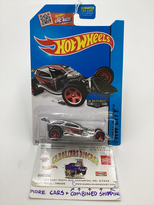 2015 Hot Wheels  016 ZAMAC #71 SURF CRATE 143F