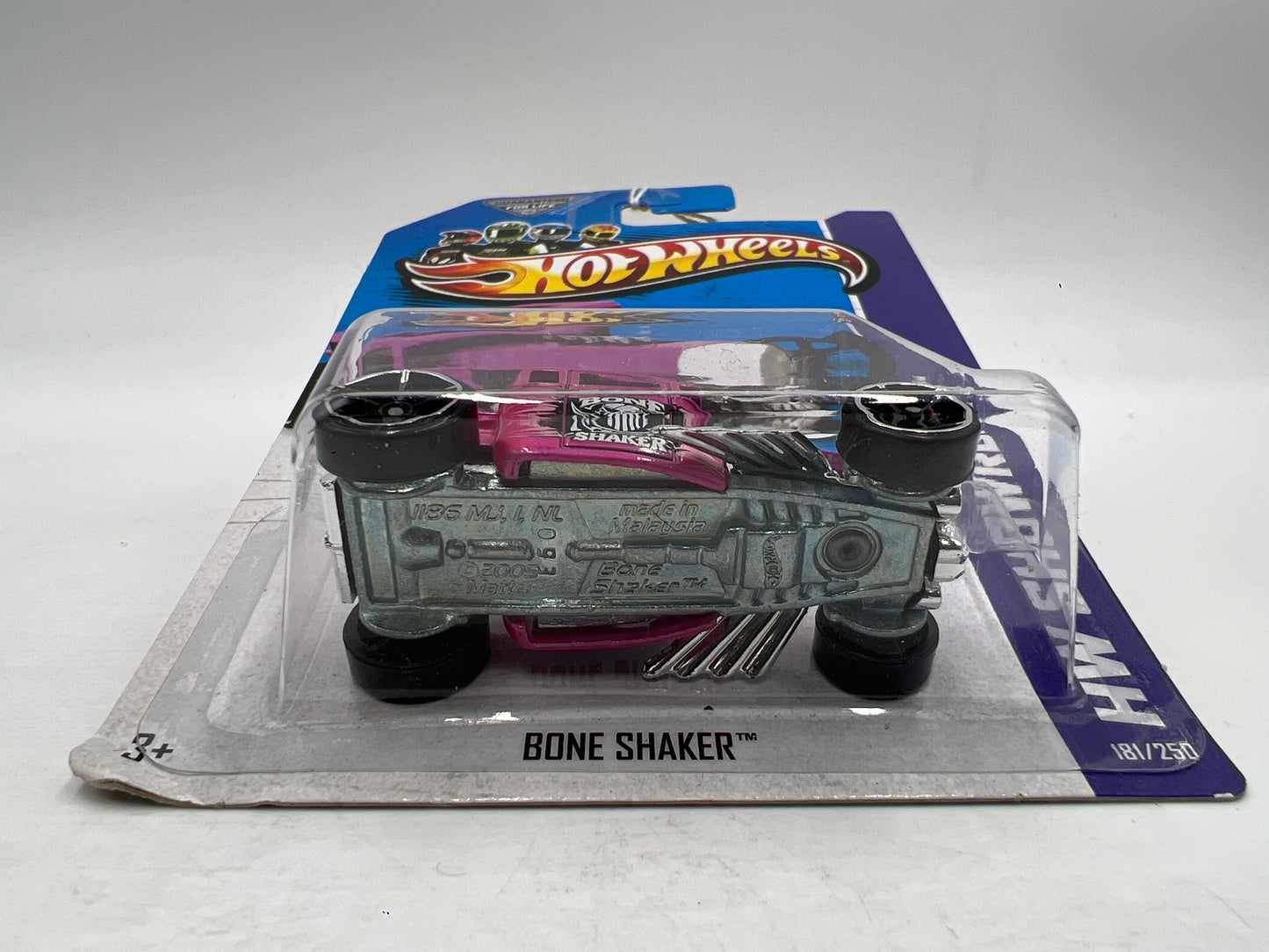 2013 Hot Wheels Showroom #181 Bone Shaker Pink 57C