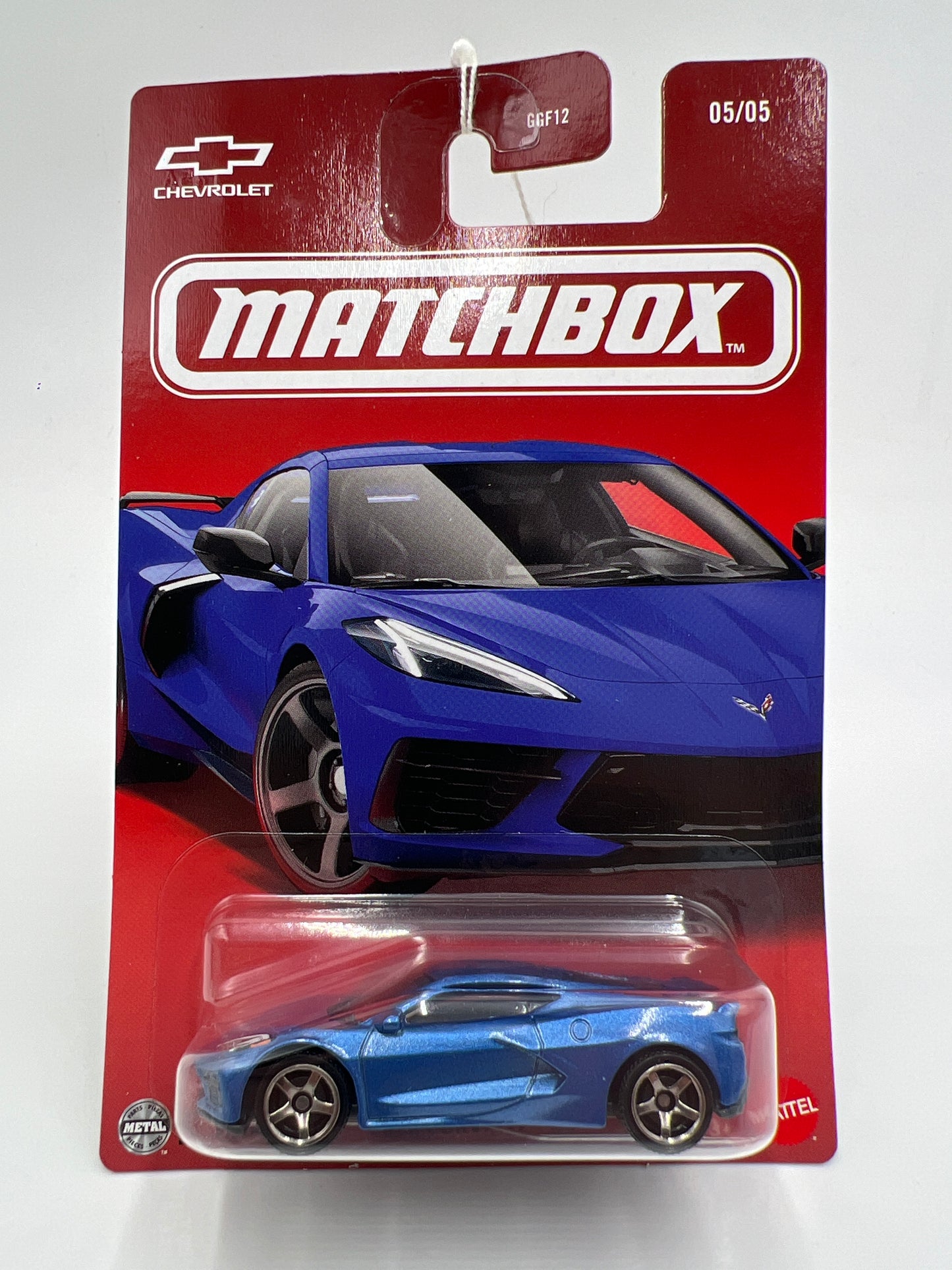 2025 Matchbox Themed Sports Cars #5 2020 Corvette C8 Blue 156o