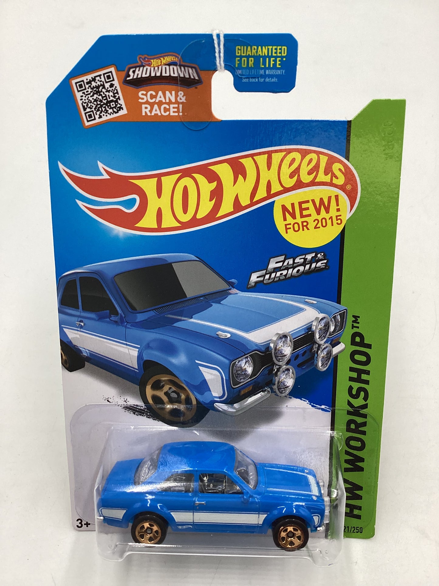 2015 Hot Wheels Workshop #221 70 Ford Escort RS 1600 F&F 70C