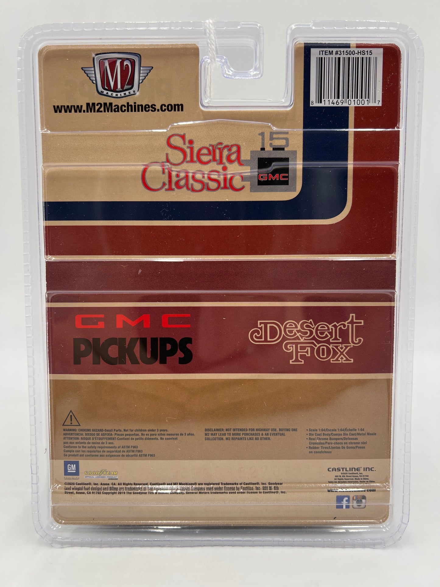 M2 Machines Hobby Exclusive 1976 GMC Sierra Classic 15 Desert Fox HS15 204G