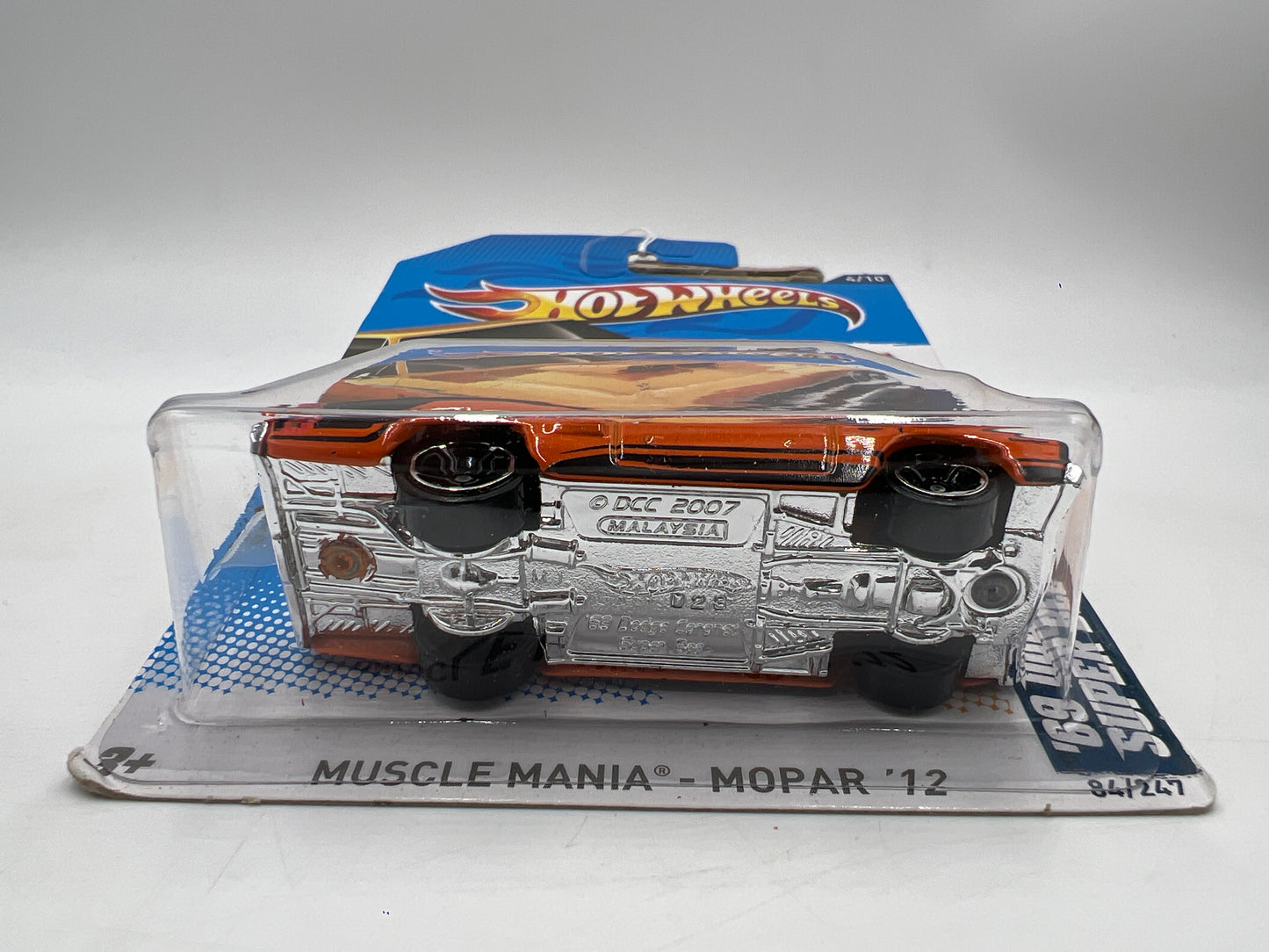 2012 Hot Wheels Muscle Mania Mopar #84 69 Dodge Coronet Super Bee Orange 39D